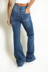 Flare Fit Full Length Denim Jeans