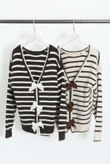 Striped Bow Back Jumper