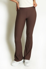Soft Knit Ribbed Flare Legging