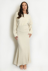 Scoop Neck Soft Knit Jumper