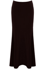 Soft Knit Ribbed Maxi Skirt