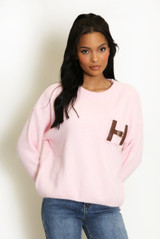 H Motif Wool Blend Jumper