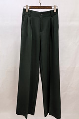 Tailored Pin Tuck Wide Leg Trousers