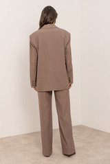 Relaxed Foldable Cuff Blazer