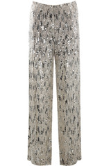 Striped Sequin Wide Leg Trouser