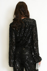 Sequin Cross Over Top