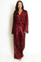 Sequin Cross Over Top