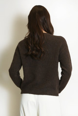 H Motif Wool Blend Cardigan 