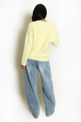 H Motif Wool Blend Cardigan 