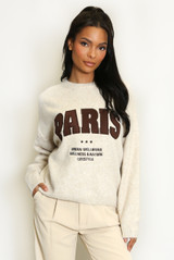 Wellness Slogan Wool Jumper