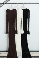 Raven Lace Lined Maxi Dress