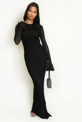 Raven Lace Lined Maxi Dress