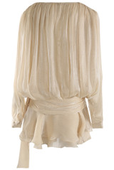 Georgette Belted Tunic Dress