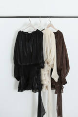 Georgette Belted Tunic Dress