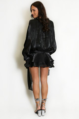 Georgette Belted Tunic Dress