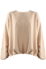 Bubble Hem Sweatshirt