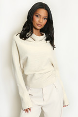 Cowl Neck Soft Knit Jumper