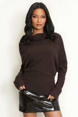 Cowl Neck Soft Knit Jumper