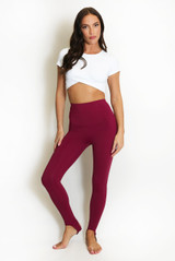 Fleece Lined Energy Leggings with Stirrup Fleece Lined Energy Leggings with Stirrup