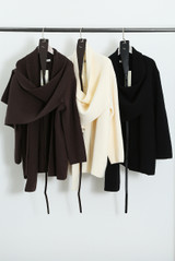 Wrap Scarf Cardigan