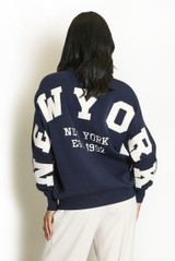 NY Slogan Wool Jumper