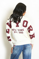 NY Slogan Wool Jumper