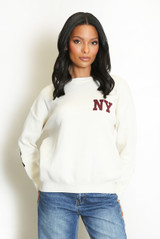 NY Slogan Wool Jumper