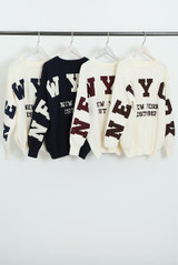 NY Slogan Wool Jumper