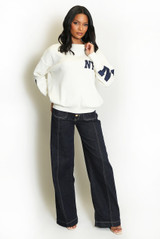 NY Slogan Wool Jumper