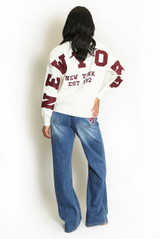 NY Slogan Wool Jumper