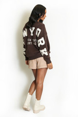 NY Slogan Wool Jumper