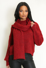 Mohair Knit Scarf