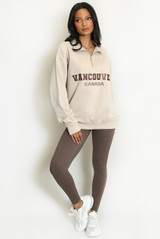 Vancouver Half Zip Sweatshirt 