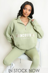 Vancouver Half Zip Sweatshirt 