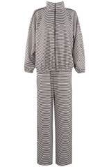 Striped Zip Top And Trouser Lounge Set
