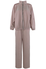 Striped Zip Top And Trouser Lounge Set