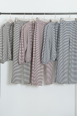 Striped Zip Top And Trouser Lounge Set