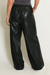 PU Wide Leg Trouser