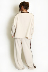 58 Slogan Oversized Shirt and Trouser Set