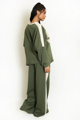 58 Slogan Oversized Shirt and Trouser Set