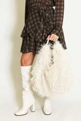Shaggy Faux Fur Handbag 