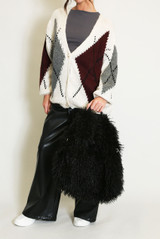 Shaggy Faux Fur Handbag 