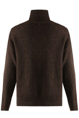 H Motif Wool Blend High Neck Jumper