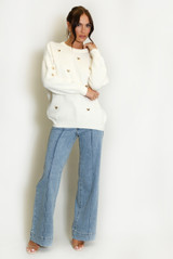 Heart Embellished Jumper