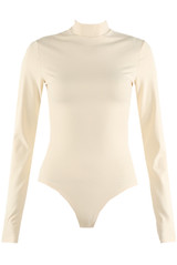 High Neck Long Sleeve Basic Bodysuit 