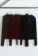 Textured Floral Lace Top