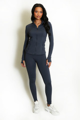 Sculpted Gym Jacket And Legging Set