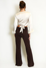 Studded Wide Leg Trouser 