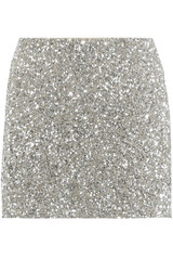 Sequin A Line Mini Skirt