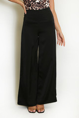 Satin Wide Leg Trousers